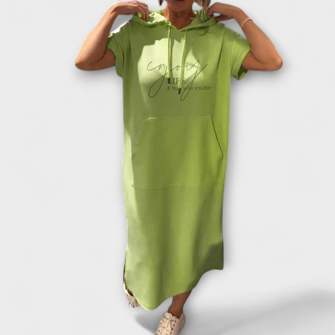 Daisy - Entspanntes Kapuzenkleid