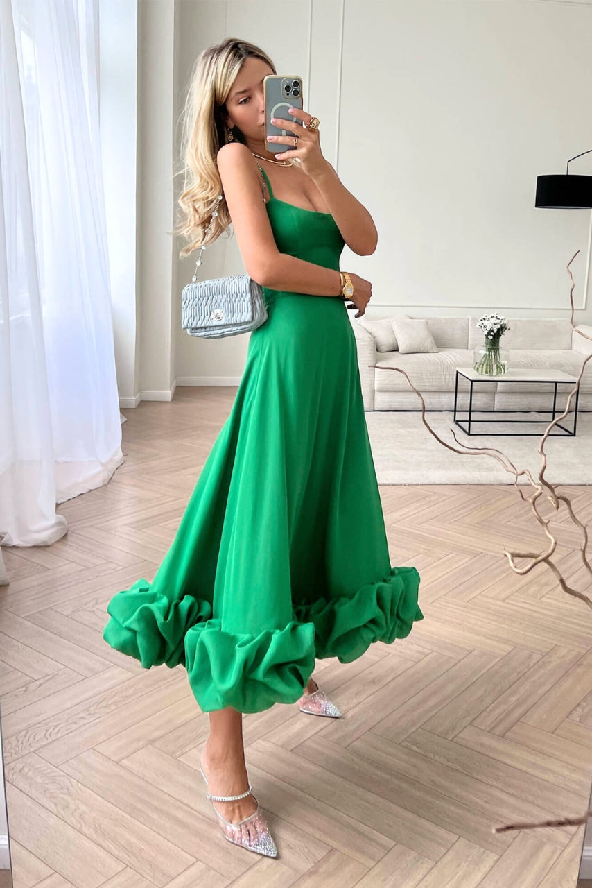 Dahlia | Ärmelloses Damen-Maxikleid mit tailliertem Oberteil für Hochzeitsgäste