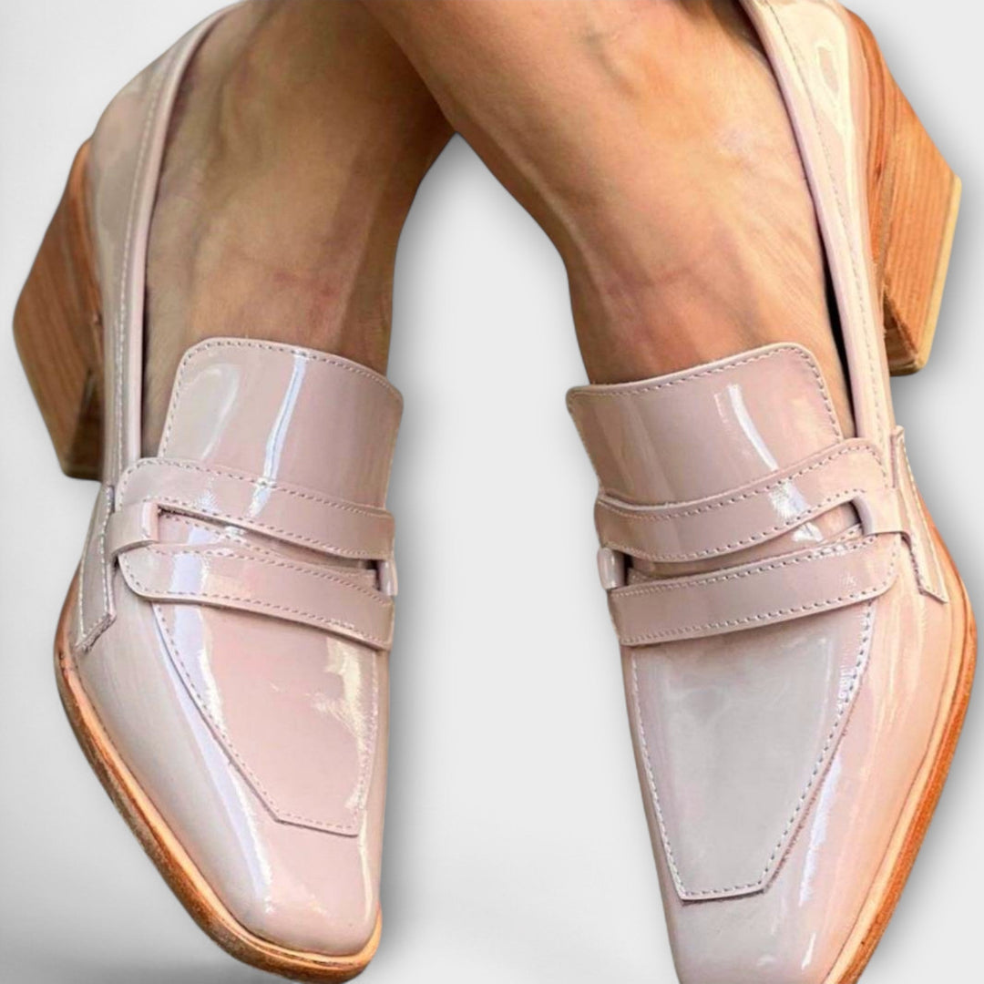 Elfriede - Rosé Lack-Loafer