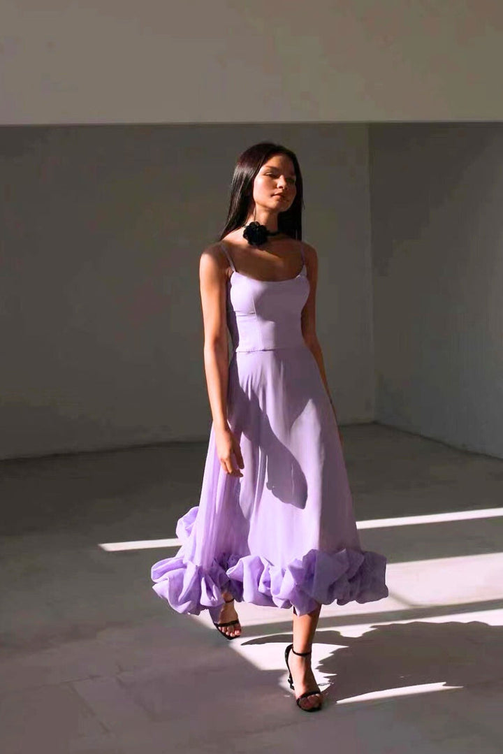 Dahlia | Ärmelloses Damen-Maxikleid mit tailliertem Oberteil für Hochzeitsgäste