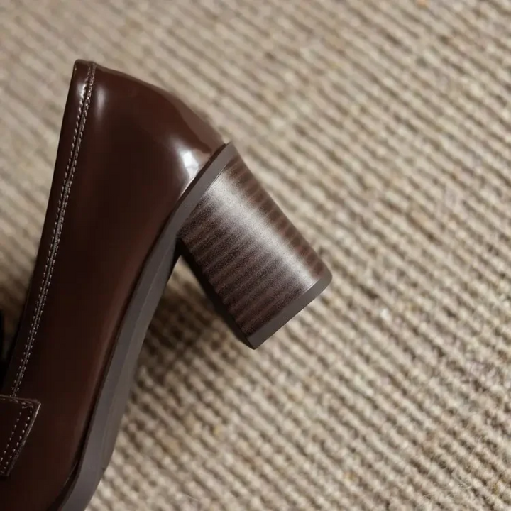Klara – Loafer mit Blockabsatz