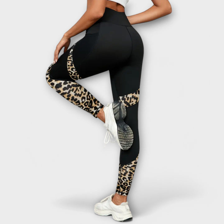 Brunhilde - Sporthose mit Leopardenmuster
