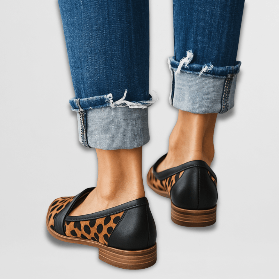 Rania | Spitze Wildleder-Loafer für Damen