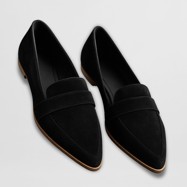 Rania | Spitze Wildleder-Loafer für Damen