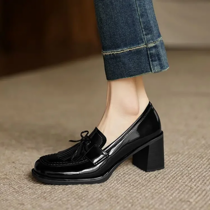 Klara – Loafer mit Blockabsatz