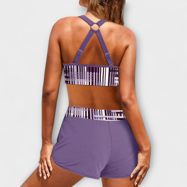 Aaltje - Geripter Bikini mit hoher Taille