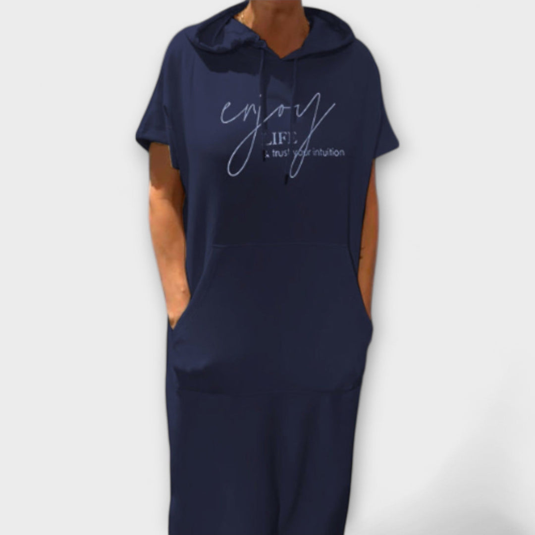 Daisy - Entspanntes Kapuzenkleid