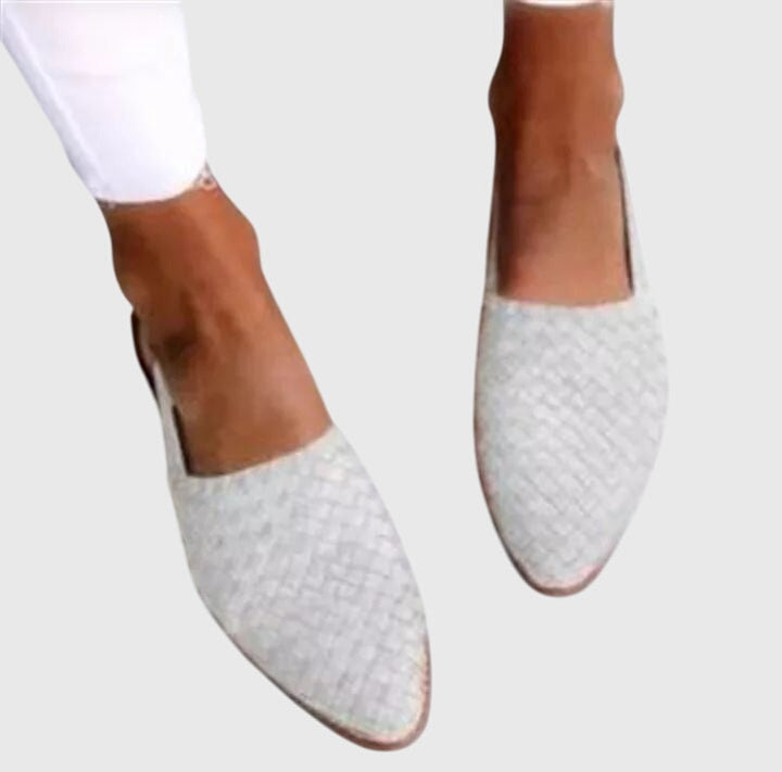 Leah | Geflochtene Loafer mit offener Spitze für Damen