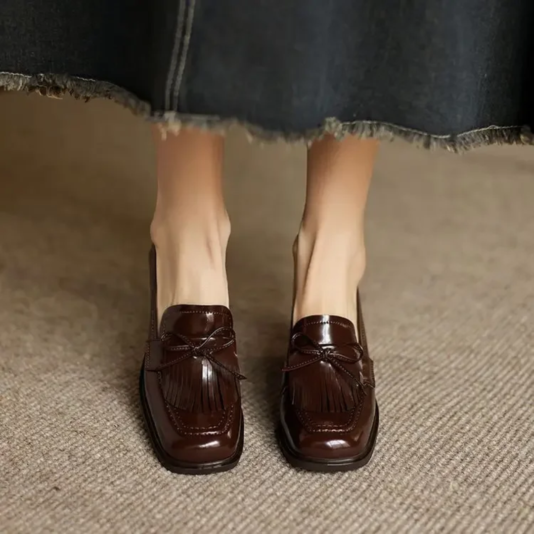 Klara – Loafer mit Blockabsatz
