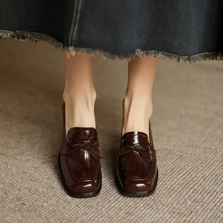 Klara – Loafer mit Blockabsatz