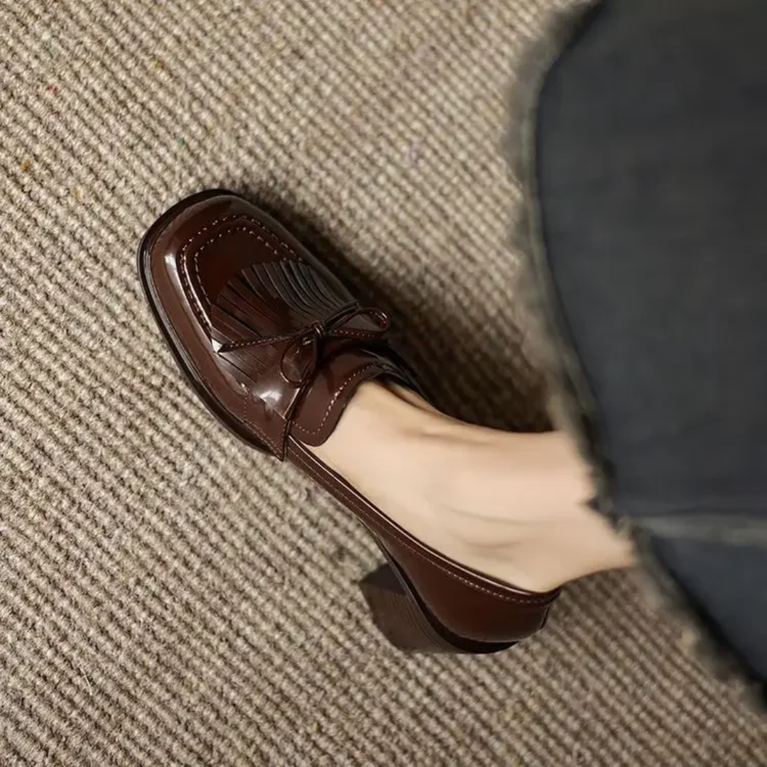 Klara – Loafer mit Blockabsatz