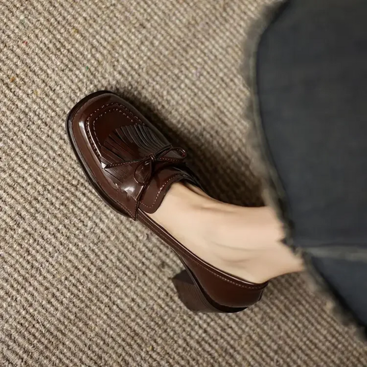 Klara – Loafer mit Blockabsatz