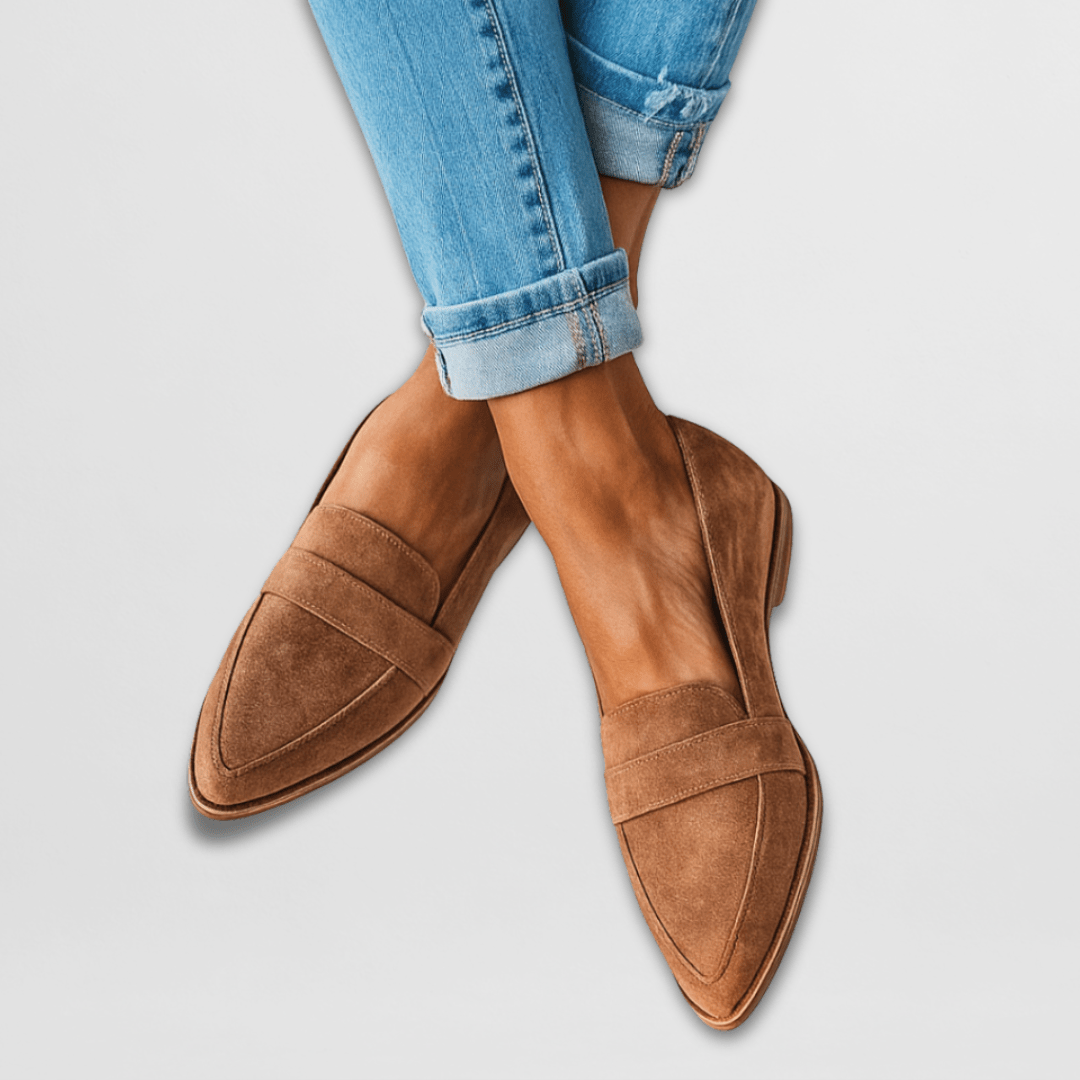 Helga - Weiche Wildleder-Slipper