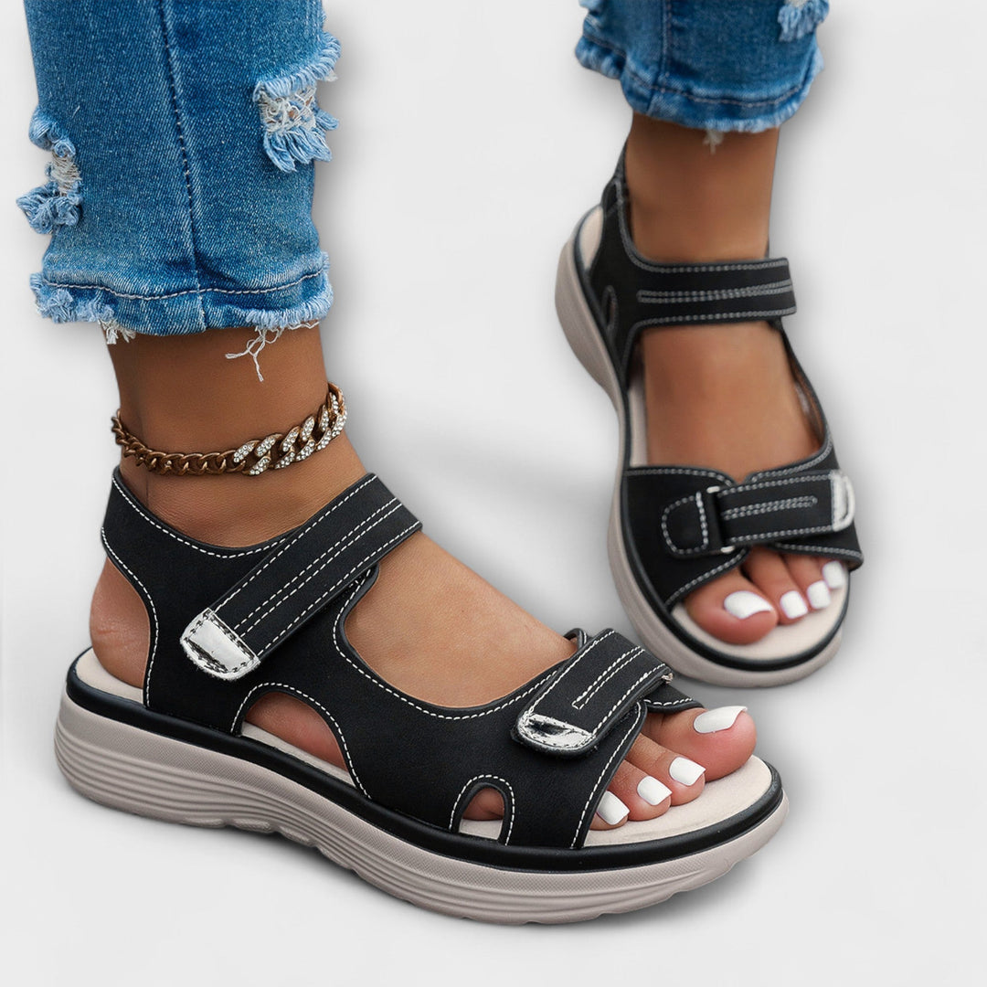 Luftikus - Atmungsaktive Klett-Sandalen