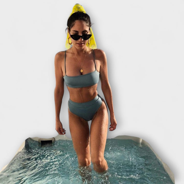 Saar - Minimalistischer geripter Bikini