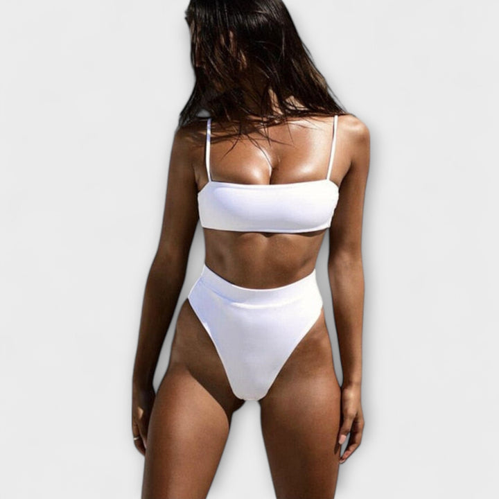Saar - Minimalistischer geripter Bikini