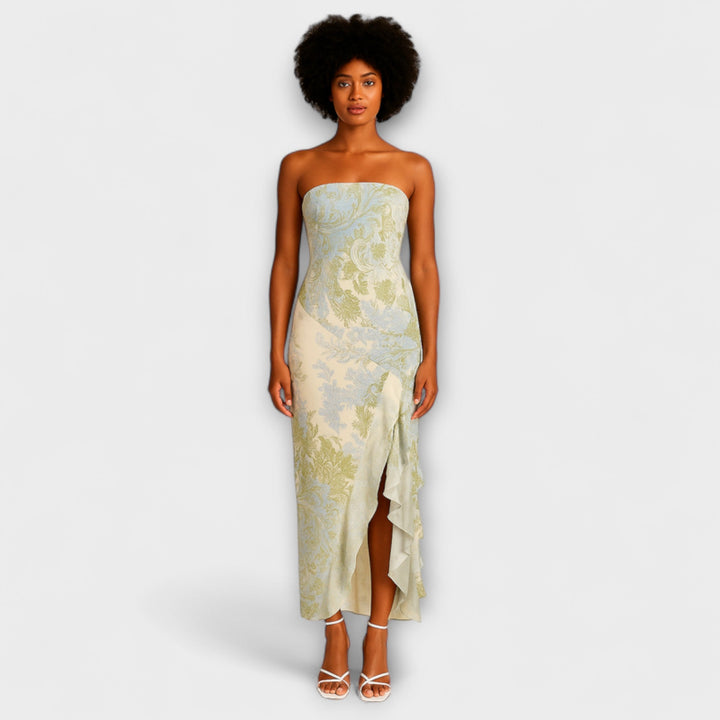 Aria - Cremefarbenes Strapless-Kleid von Sea & Salt