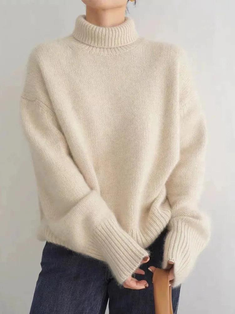 Dora | Kaschmirpullover mit Rollkragen für Damen