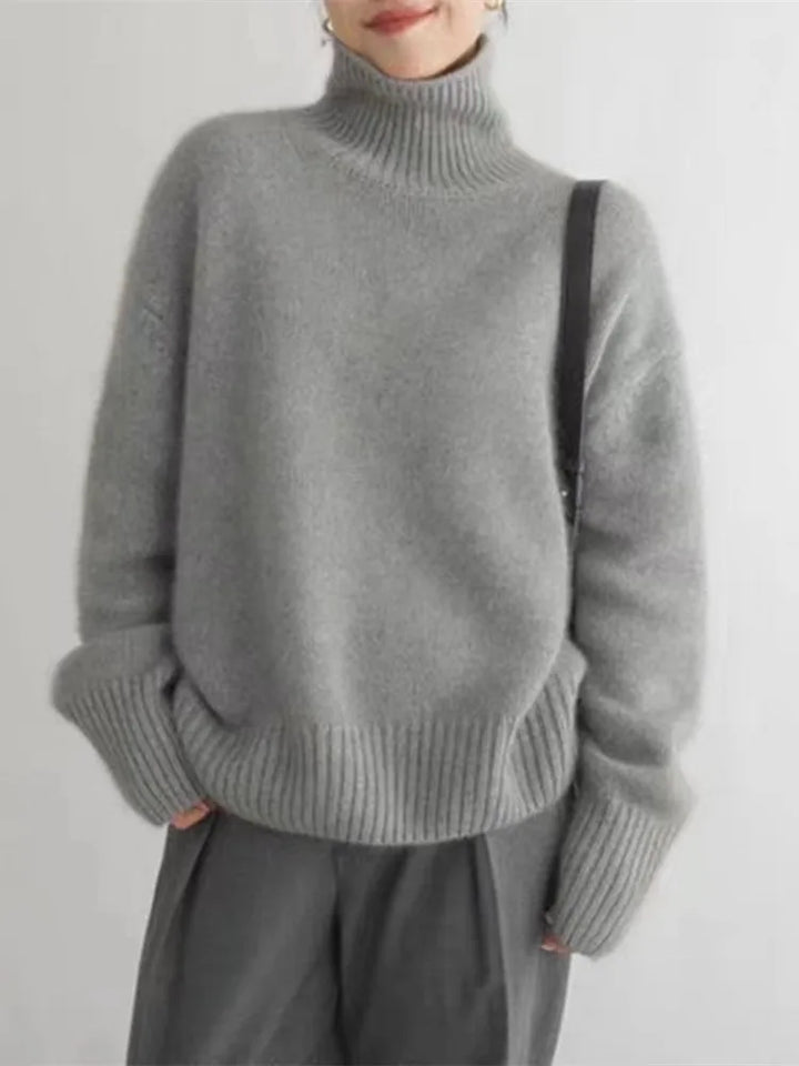 Dora | Kaschmirpullover mit Rollkragen für Damen