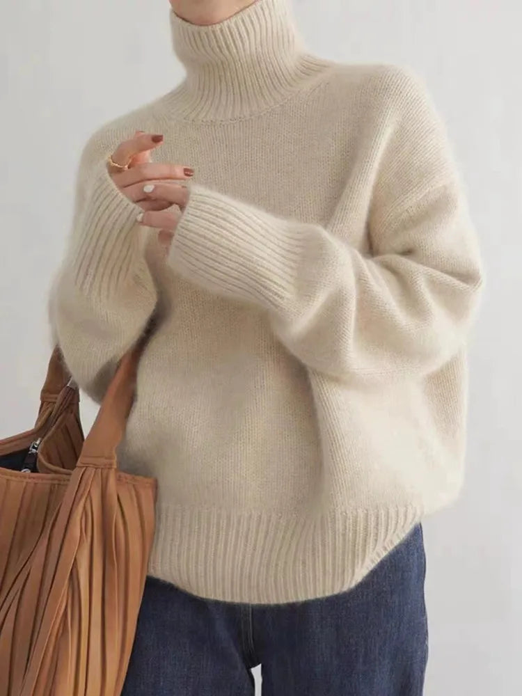 Dora | Kaschmirpullover mit Rollkragen für Damen