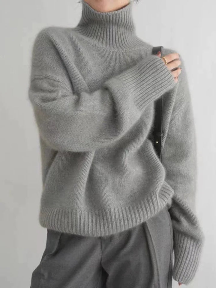 Dora | Kaschmirpullover mit Rollkragen für Damen