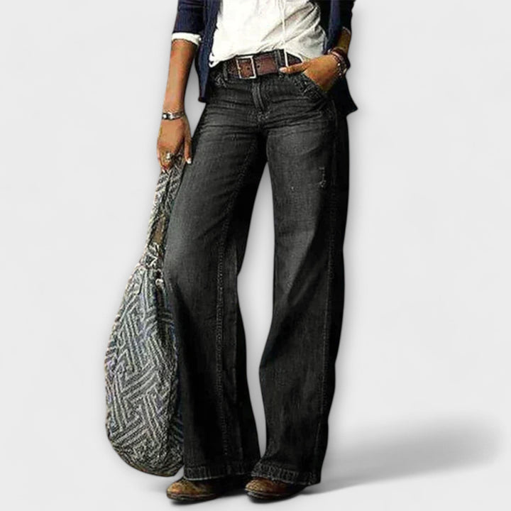 Hannelene - Weite Denim-Hose