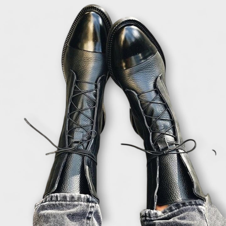 Annegret - Hohe Lederstiefel