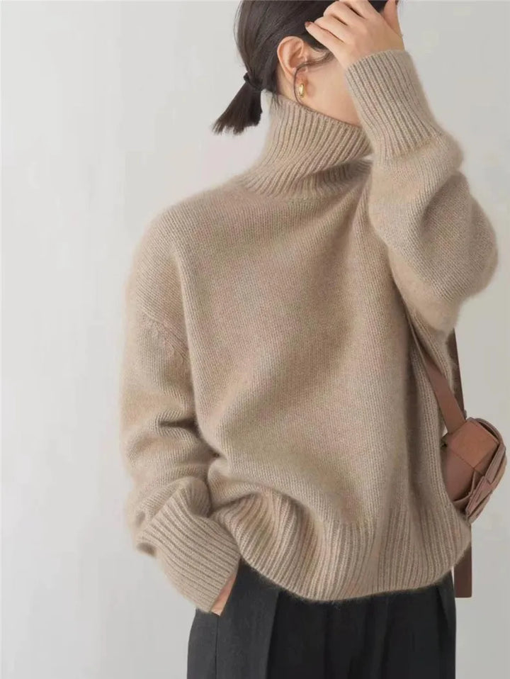 Dora | Kaschmirpullover mit Rollkragen für Damen