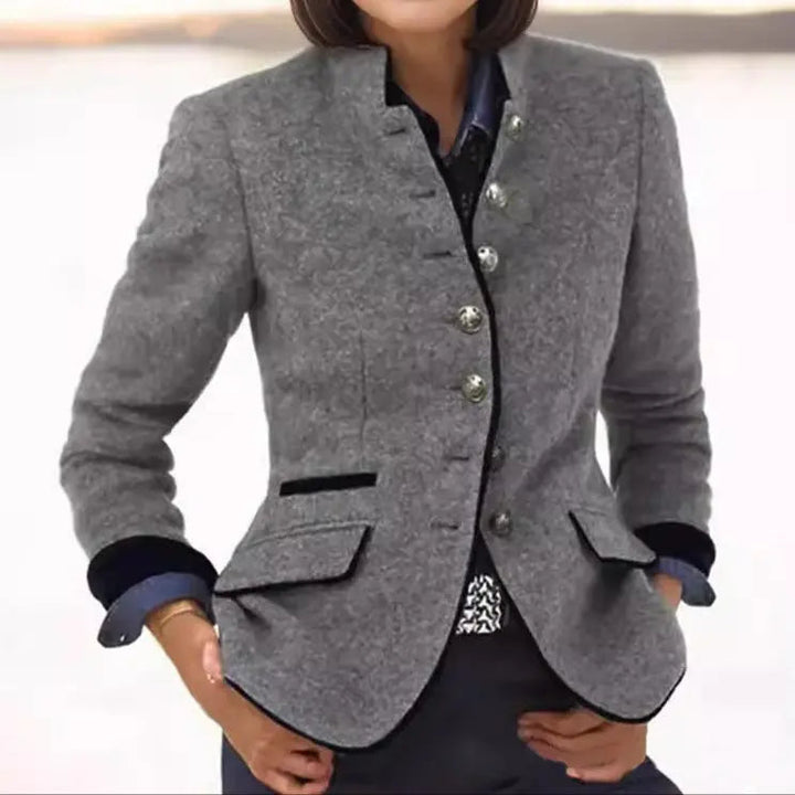 Zara | Wollblazer mit Kontrastpaspeln für Damen