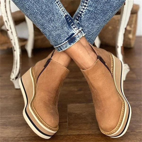 Riva | Chelsea-Boots mit Plateausohle zum Hineinschlüpfen für Damen