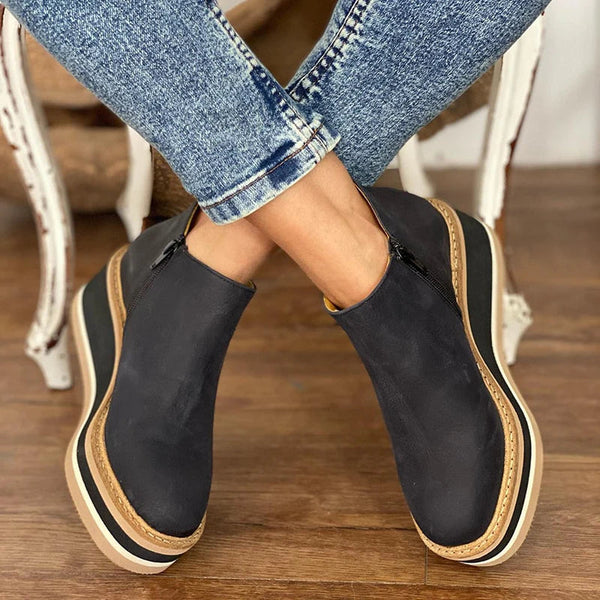 Riva | Chelsea-Boots mit Plateausohle zum Hineinschlüpfen für Damen