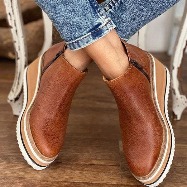 Riva | Chelsea-Boots mit Plateausohle zum Hineinschlüpfen für Damen