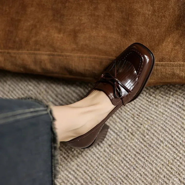 Klara – Loafer mit Blockabsatz