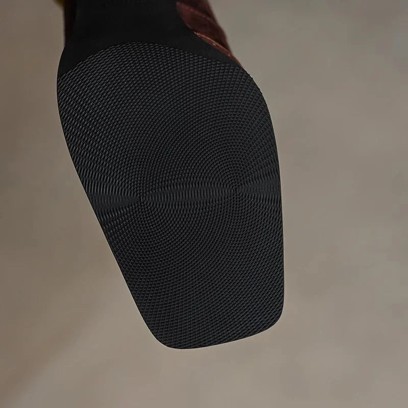 Charlotte – Mary-Jane-Schuhe mit hohem Blockabsatz