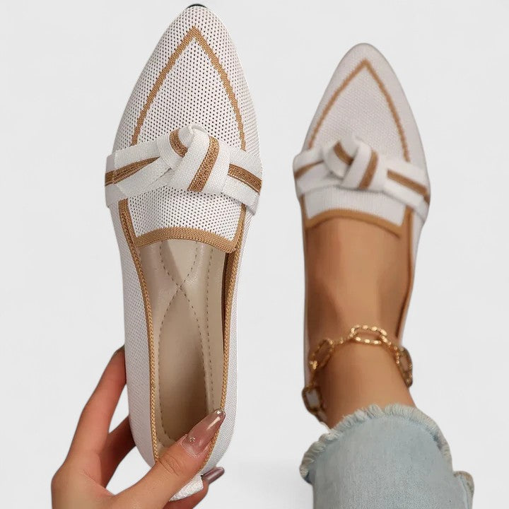 Shay | Spitze Loafer mit Knotendetail für Damen