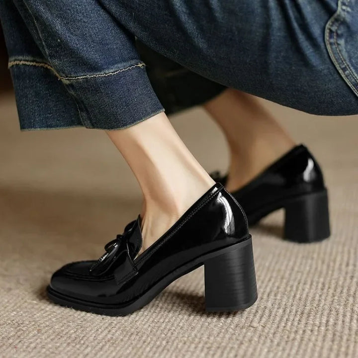 Klara – Loafer mit Blockabsatz