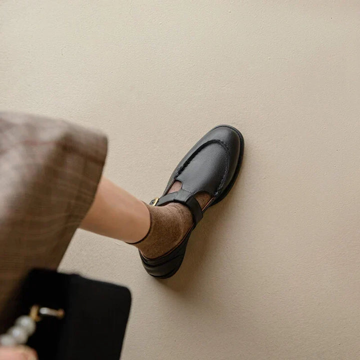 Käthe – Retro-Mary-Jane-Schuhe mit Blockabsatz