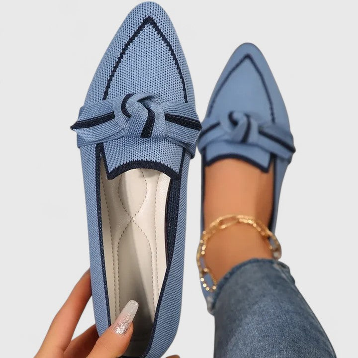 Shay | Spitze Loafer mit Knotendetail für Damen