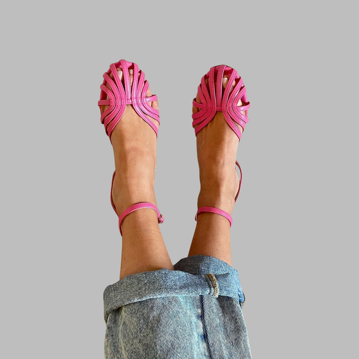 Vittoria | Goldene Schmuck-Sandalen