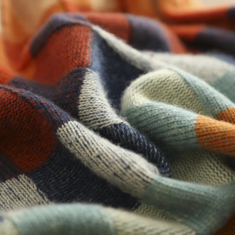 Aimée | Karierter Pullover mit Rundhalsausschnitt für Damen