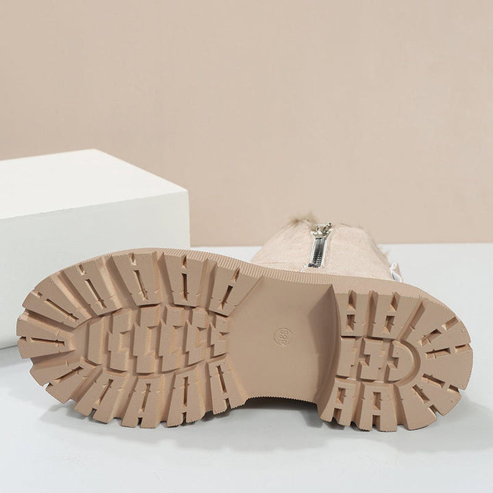 Anastacia | Wildleder-Stiefeletten mit Fleecefutter zum Hineinschlüpfen für Damen