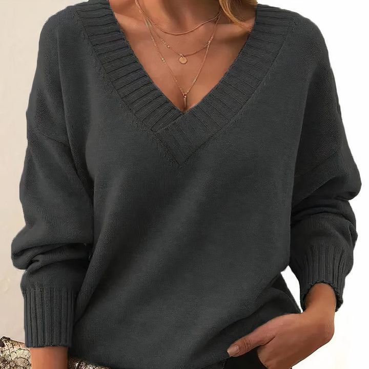 Antonella | Kaschmirpullover mit V-Ausschnitt für Damen