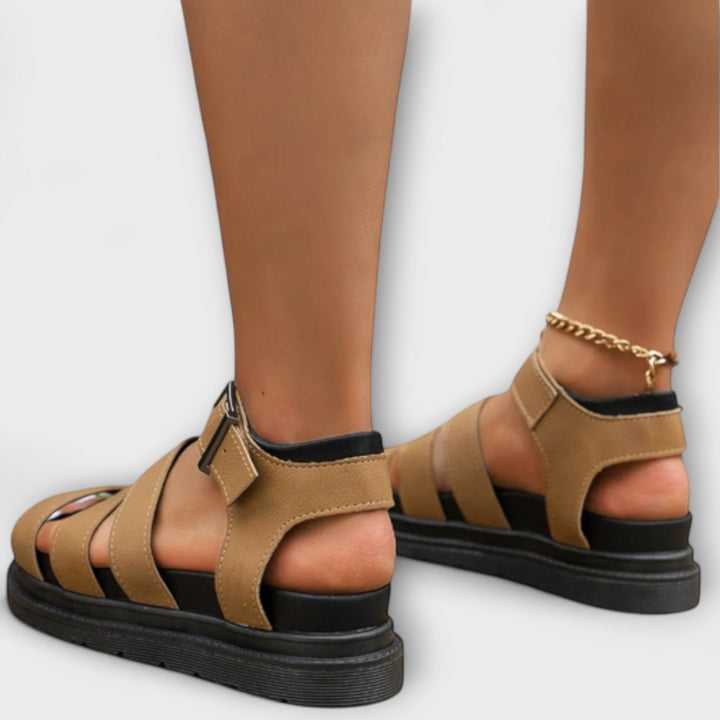 Reinhild - Sandalen mit Mehreren Riemen