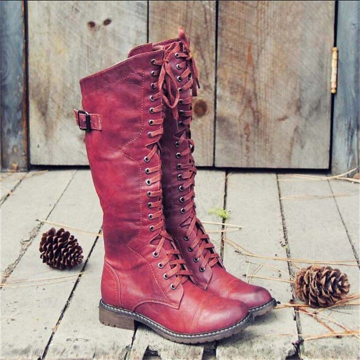 Cynara | Hohe Schnür-Reitstiefel für Damen