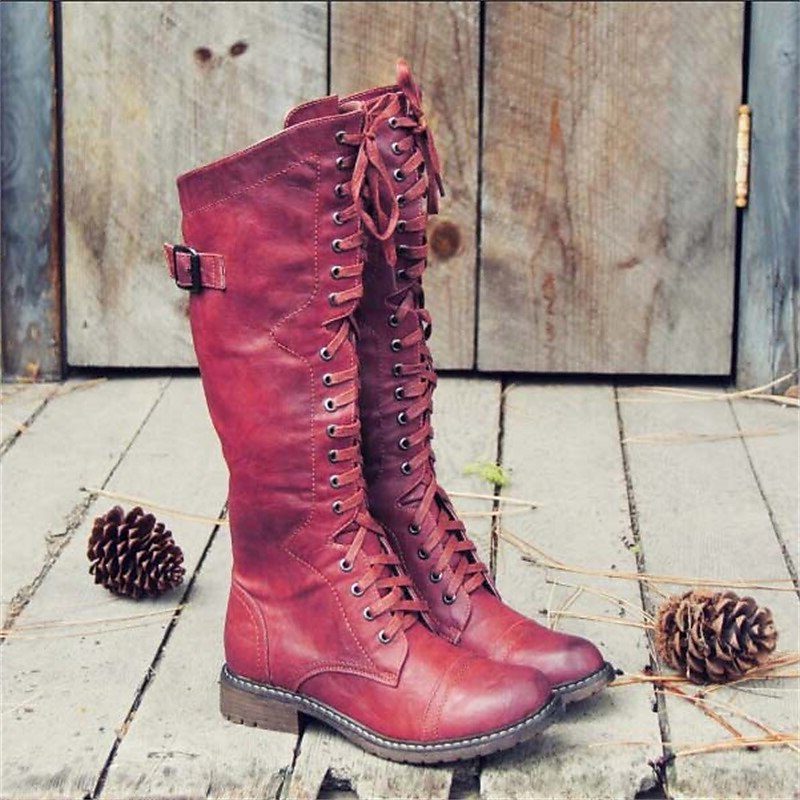 Cynara | Hohe Schnür-Reitstiefel für Damen