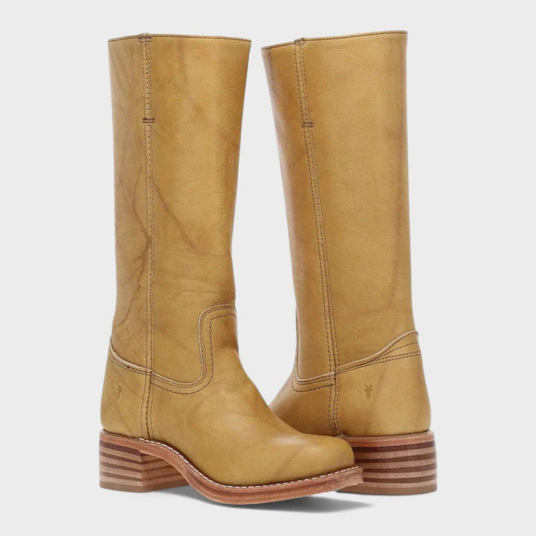 Dahlia | Kniehohe Westernstiefel mit Blockabsatz für Damen
