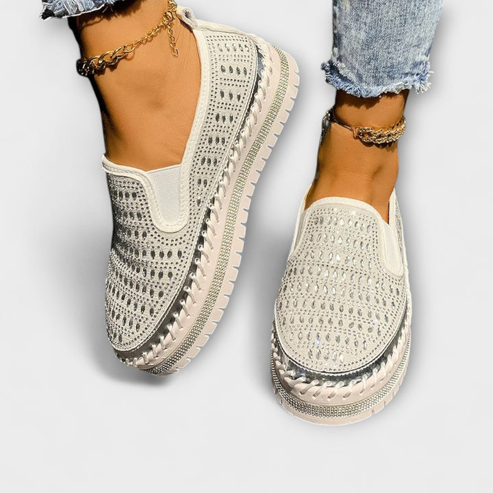 Kunigunde - Espadrille-Loafer mit Strass