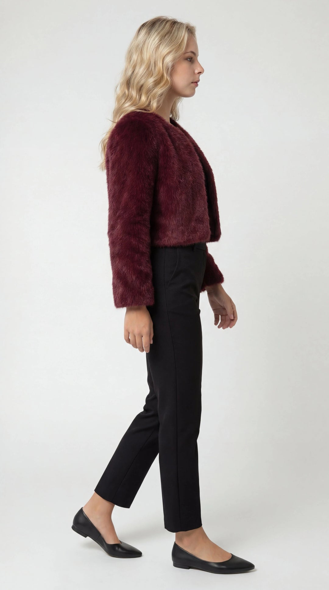 Emmy | Kurzer Bolero aus Kunstfell für Damen