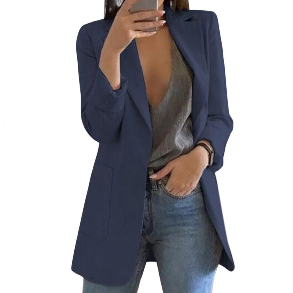Fiorella | Oversized-Blazer mit Paspeltaschen für Damen