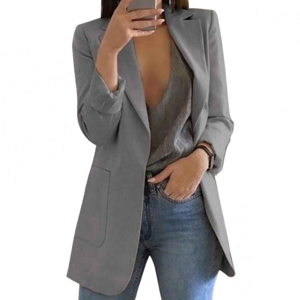Fiorella | Oversized-Blazer mit Paspeltaschen für Damen